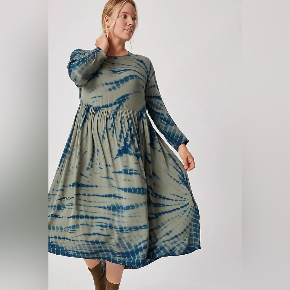 Anthropologie | Dolan Eliska Tie Dye Maxi Dress Size XS - Picture 3 of 4